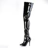 Pleaser - SEDUCE4000 Bottes cuissardes à plateforme - Noir Product image